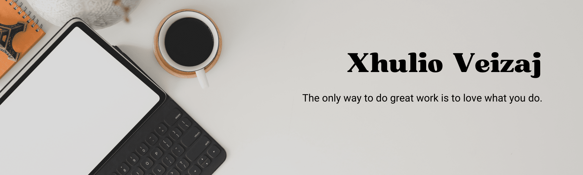 Xhulio Veizaj banner